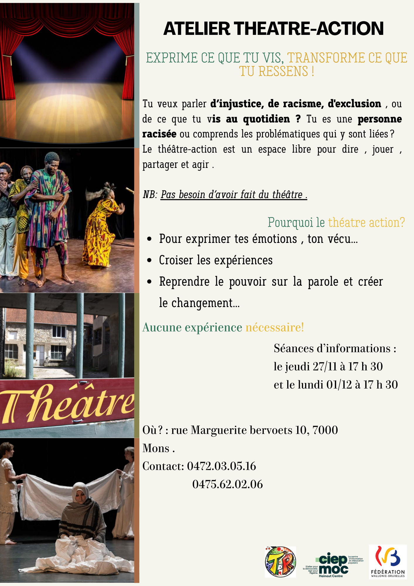 Beige Zwart Wit Vintage Culinaire Stadstour Flyer (1)